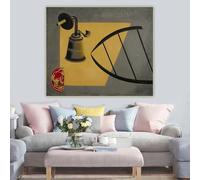 GOSRD Joan Miro《Still Life II》Surrealism Canvas Prints Art Oil Painting Artwork Poster Picture Background Wall Home Decoration(70x100CM/Frameless)