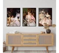 GOSRD John Singer Sargent Famous Painter Female Portrait Poster Elegant Canvas Prints Painting Wall Art Room Home Decor(60x85cm-3Pcs)