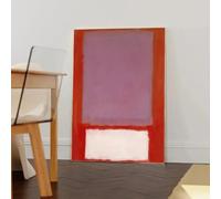 GOSRD Mark Rothko Canvas Prints Painting Abstract Multicolor Wall Art Poster Living Room Bedroom Entrance Cafe Modern Home Decor(50x70CM/Frameless)