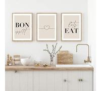 GOSRD Modern Bohemian Style Minimalist Line Art Abstract Poster Canvas Paintings Wall Pictures Kitchen Dining Room Home Decor(40x60cm-3Pcs)