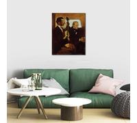 GOSRD Modern Canvas Prints Ballet Dancer Musicians Orchestr Edgar Degas Painting Impressionist Artwork Home Office Decor Large 40x55cm Frameless