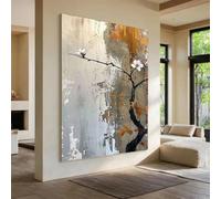GOSRD Modern Style Canvas Poster Oil Painting Room Works Flower Wall Art Picture Mural Home Interior Decoration(60x90cm)