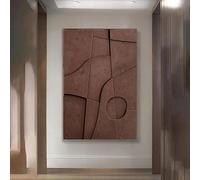 GOSRD Nordic Minimalist Please Don'T Abstract Geometric Color Block Hd Canvas Poster Prints Painting Home Living Room Decoration(40x55cm)