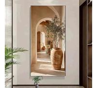 GOSRD Olive Trees Canvas Prints Posters For Modern Art Living Room Office Spring Autumn Decor(55X110cm)