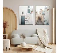 GOSRD Summer Tropical Island Sandbeach Palm Modern Nordic Photographic Art Poster Canvas Paintings Wall Art Pictures Home Decor(60x90cm-2Pcs)