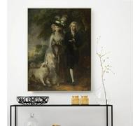 GOSRD Thomas Gainsborough《Mr and Mrs William, The Morning Walk》Canvas Prints Oil Painting Picture Wall Home Decoration(60x90cm)