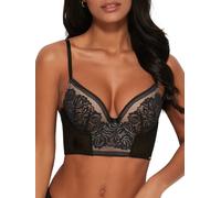 Encore Padded Longline Bra - Black Gossard Black 34G