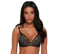 Gossard Encore Padded High Apex Bra - Black/Beige - 30FF