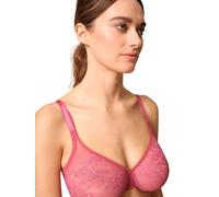 Gossard Glossies Lace Non Padded Moulded Sheer Bra Rose 38F