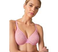 Gossard Glossies Lace Non Padded Moulded Sheer Bra Sweet Lilac 38E