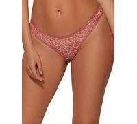 Gossard Glossies Leopard 13106-BPT Women's Blush Print Thong XLarge