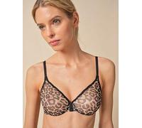 Gossard Glossies Bra Leopard Plunge Non Padded Sexy Bras Animal Print Lingerie