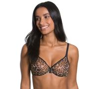 Glossies Leopard Sheer Moulded Bra - Multi Gossard Multi 28FF