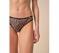 Gossard Glossies Leopard Thong - Multi Multi S