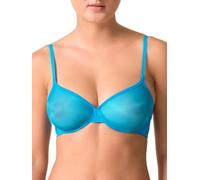 Gossard Glossies Non Padded Moulded Sheer Bra Atomic Blue 38F