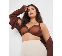 Gossard Women's Glossies Sheer Moulded Bra - Dark Brown | Size: 34B Gossard Dark Brown 34B