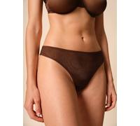 Gossard Womens Glossies Thong Panties, Brown (Rich Brown), M UK