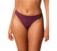 Gossard Glossies Thong - Grape Wine - XL - 16