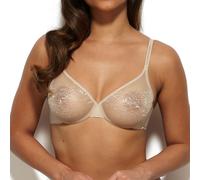 Gossard Bra Glossies Lace Moulded Sheer Non-Padded Beige 34E
