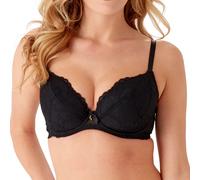 Gossard Superboost Plunge Black Lace Bra Plunge Women's Bra Black 34DD