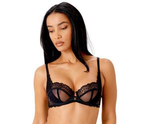 Gossard Rebel Non Padded Balcony Bra - Black - 30DD