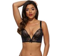 Gossard Retrolution Staylo Plunge Bra 8515 Womens Sexy Padded Bras Black