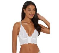 Gossard Superboost Lace Deep V Bralette - White - 32FF
