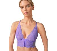 Gossard Superboost Lace Non Padded Deep V Bralet Purple Hebe 32FF