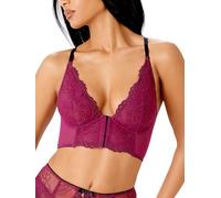 Gossard Superboost Lace Non Padded Deep V Bralet Purple Potion 32G