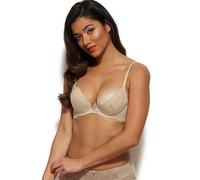 Gossard Superboost Lace Padded Underwired Plunge Bra Gold