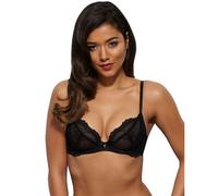 Gossard Women's Superboost Lace Suspender Bra, Opaque, Black (Black), 36DD