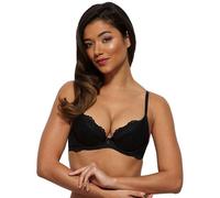 Gossard Bra Superboost Lace Padded Plunge - Removable Padding - Black 42F