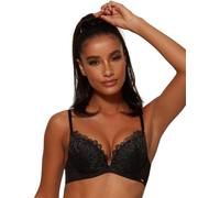 Gossard Swirl Padded Plunge Bra Black 34F