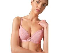 Gossard Vintage Romance Padded Plunge Bra Soft Pink 38B
