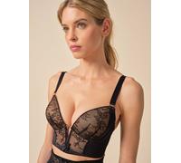 Gossard VIP Retrolution Bra Padded Staylo Bras Deep Plunge Lace Lingerie