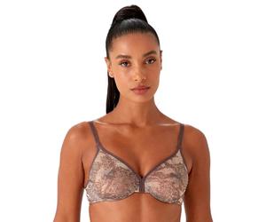 Gossard Woman's Glossies Snake Sheer Bra Snake Print 34A