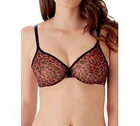 Gossard Women's 13101 BKR Sheer Bra, Black/Red, 30B