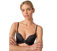 Gossard Women's 7705 Superboost Underwired Lace Plunge T-Shirt Bra, Black, 36F