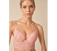 Encore Padded Longline Plunge Bra - Cream Gossard Cream 34C