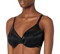 Gossard Women's Glossies High Apex Light Padded Bra, Opaque, Black, 34DD