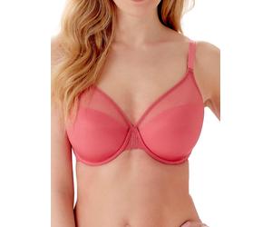 Gossard Womens Glossies High Apex Light Padded Bra - Pink Polyamide - Size 38G