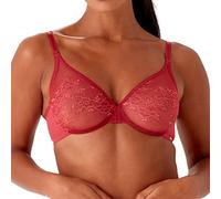 Gossard Women's Glossies Lace Sheer Bra, Raspbery Blush, 30C