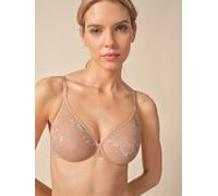 Gossard Womens Glossies Lace Sheer Bra - Beige Elastane - Size 38E