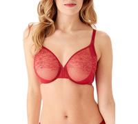 Gossard Womens Glossies Lace Moulded Bra - Raspberry Blush - Red Elastane - Size 34B