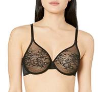 Gossard Women's Glossies Lace Sheer Bra Molded, Black (Black), 38D