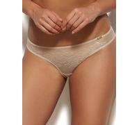 Gossard Women's Glossies Lace Thong Panties, Beige, L