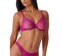 Gossard Womens Glossies Lace Thong Panties, Vivid Fuchsia, M UK