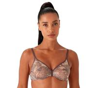 Gossard Women's Glossies Sheer Bra, Snake Print, 32E