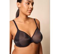 Gossard Women's Glossies Sheer U/Wired Bra, Black, 30 30FF UK