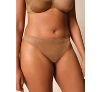 Gossard Womens Glossies Thong Panties, Beige, M UK